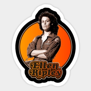 Retro Ellen Ripley Alien Tribute Sticker